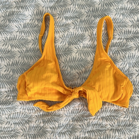 Large Yellow High Waisted Bikini Set - Picture 2 of 5